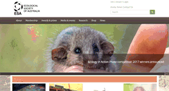Desktop Screenshot of ecolsoc.org.au